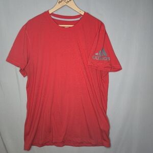 Adidas Prime Climalite Men's Short Sleeve Red Tee Size 2XL